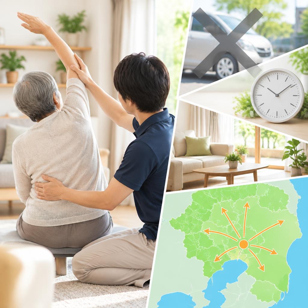 自宅にトレーナーが伺うから、始めやすく続けやすい