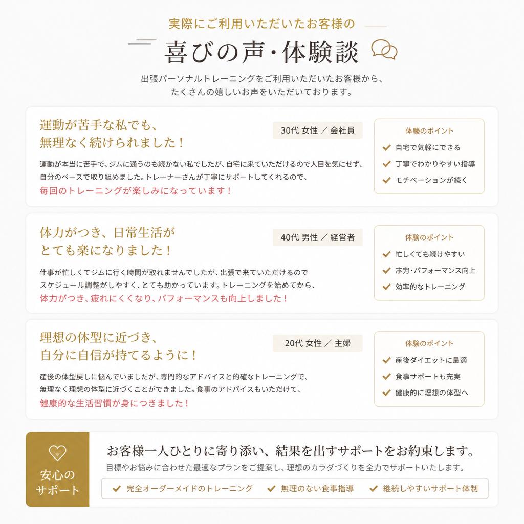 お客様の声