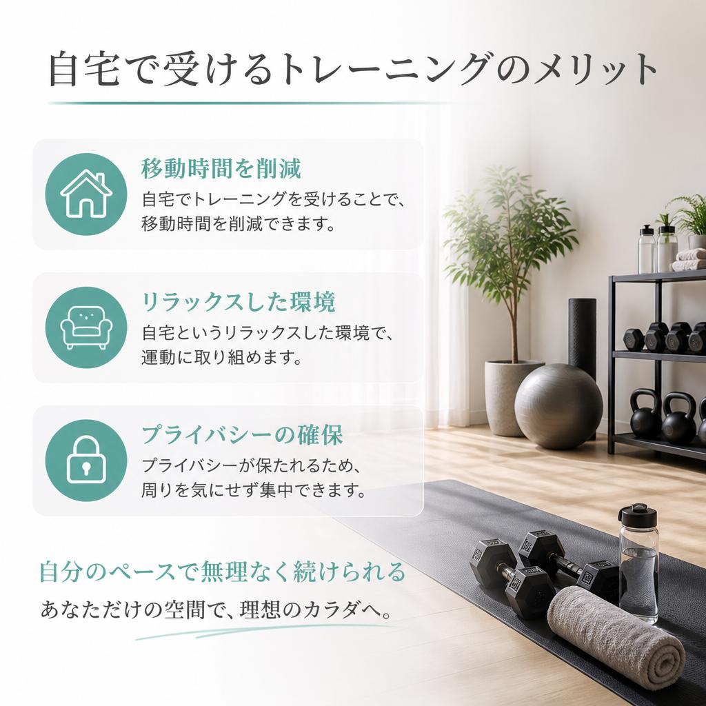 自宅でのメリット
