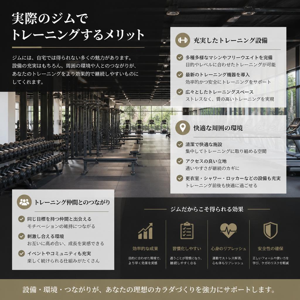 店舗型トレーニングの利点