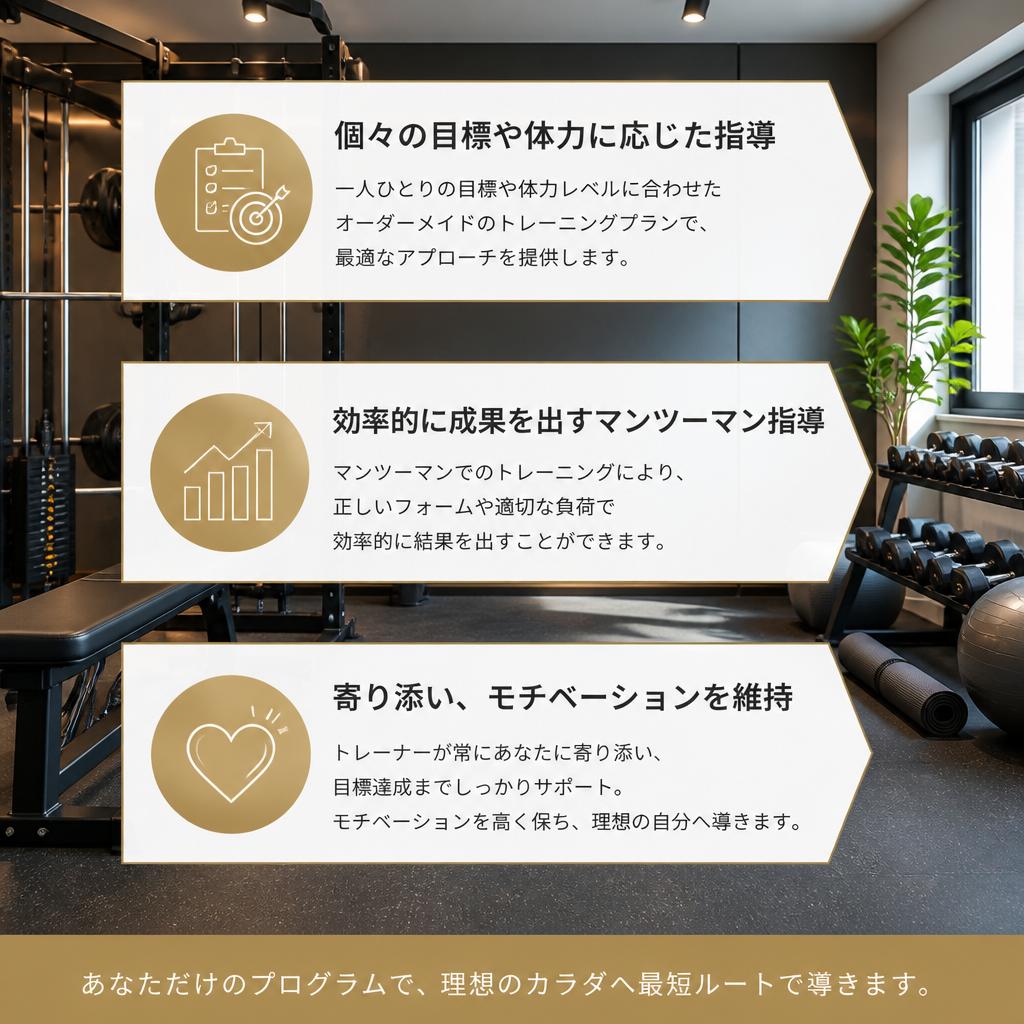 パーソナル指導の特長