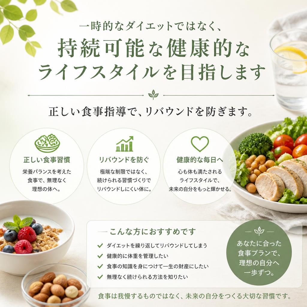 2. リバウンドしない身体作り