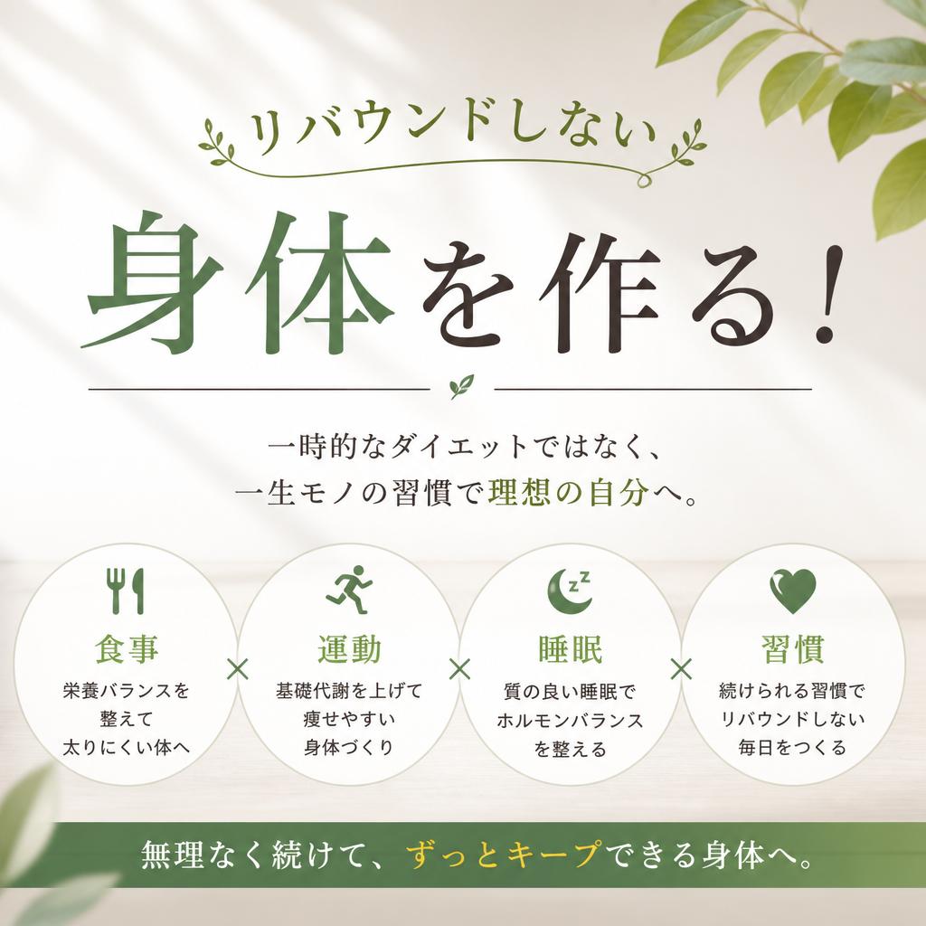 リバウンドしない身体を作る！一生モノの「正しい食事指導」とは|松下フィットネスサービス