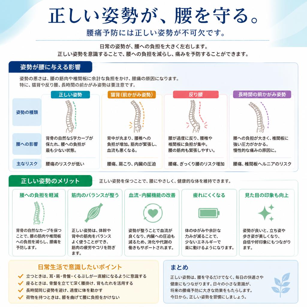 2. 正しい姿勢の重要性