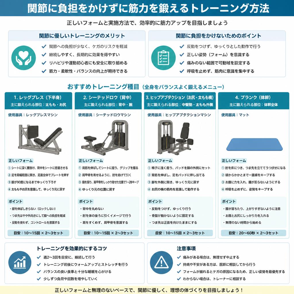 膝に優しい筋トレ法とは？