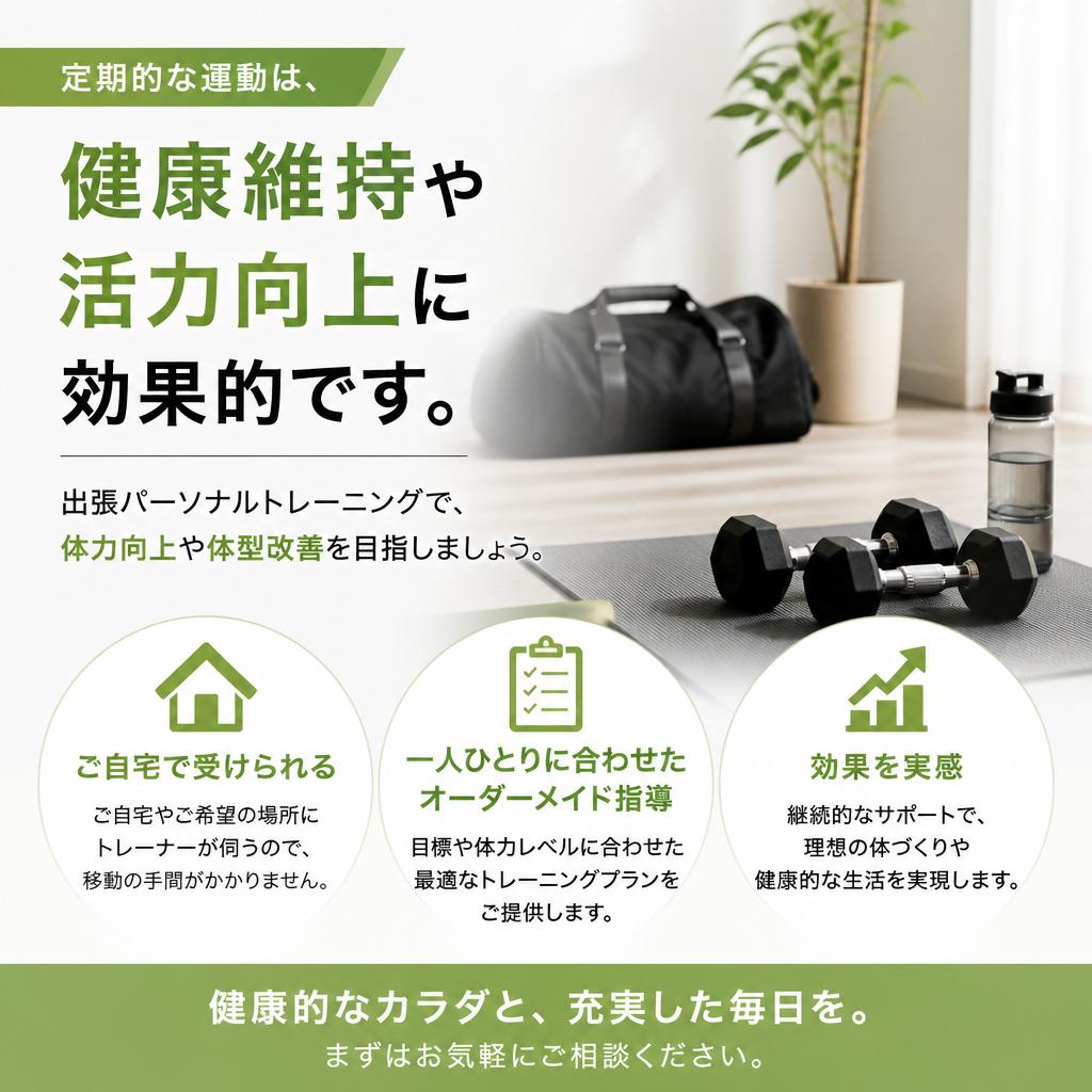 健康づくりのメリット