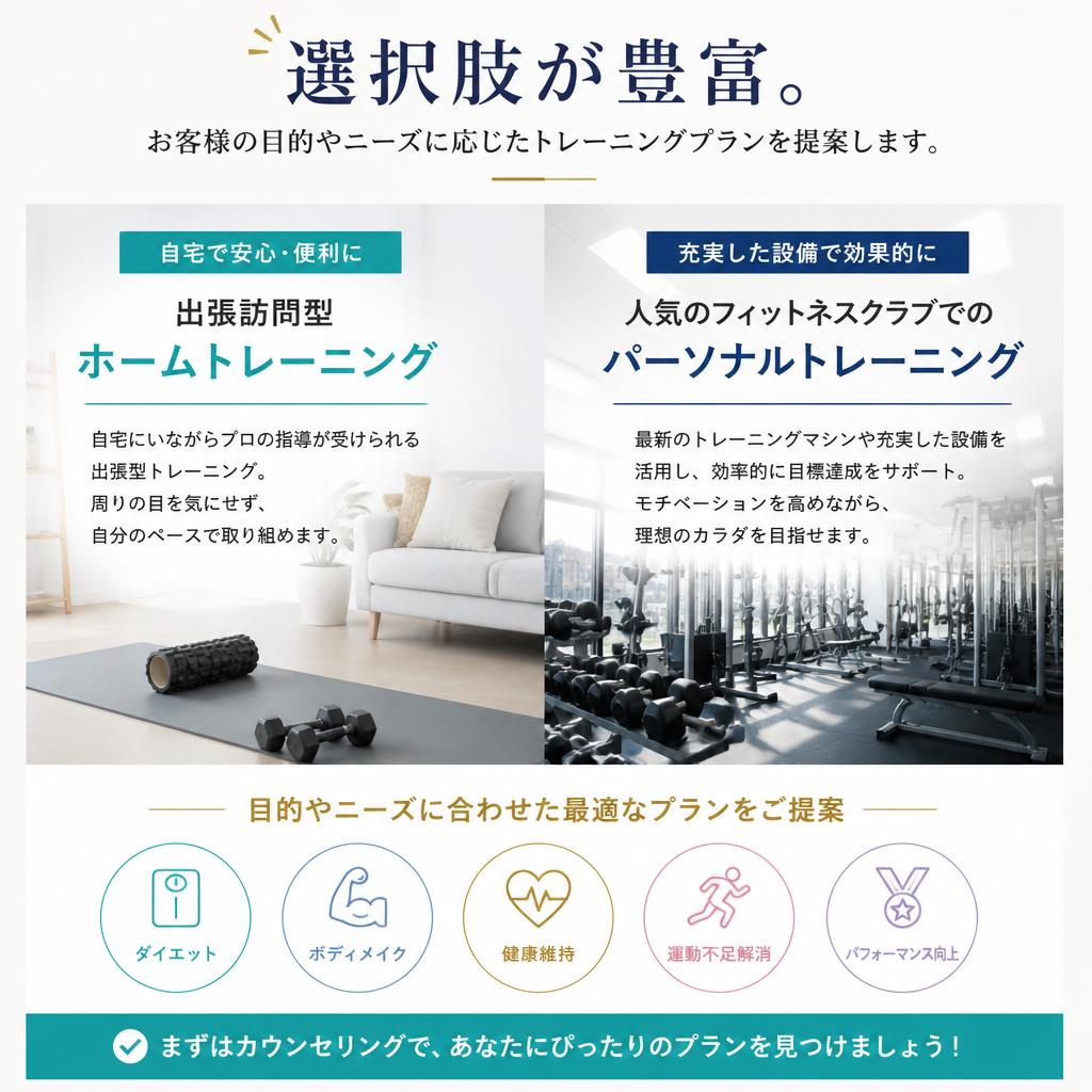 豊富なサービスメニュー
