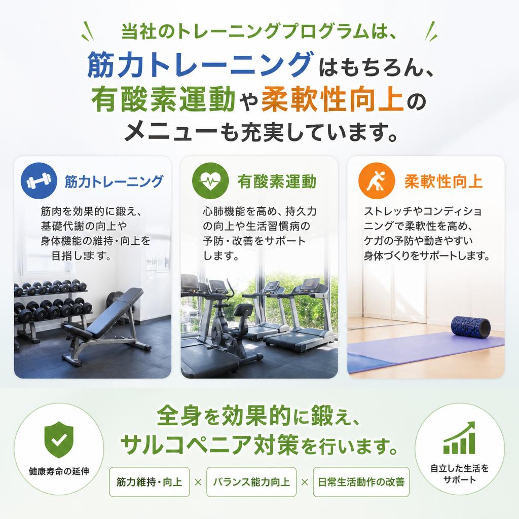 トレーニングプログラムの紹介