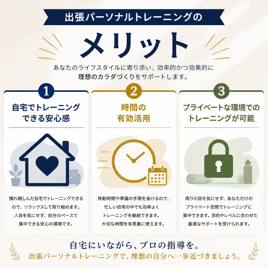2. 出張パーソナルトレーニングの魅力